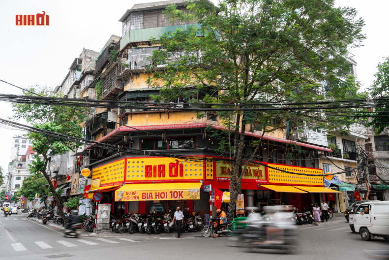 Mặt tiền quán Bia Ơi Đặng Dung tại Hà Nội - biaoi.vn