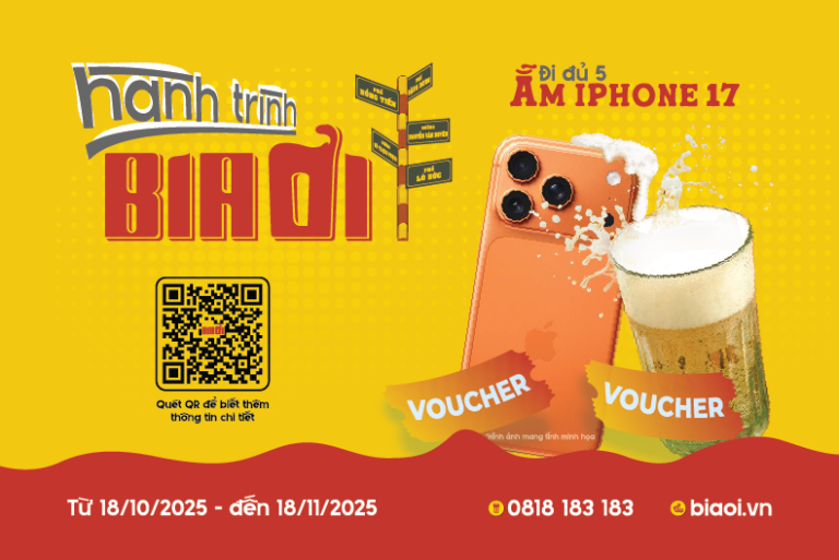 HÀNH TRÌNH BIA ƠI – ĐI ĐỦ 5 ẴM IPHONE 17